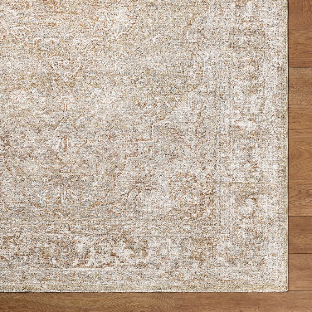 Da Vinci Dusty Sage/Tan Machine Woven Rug DVC-2314 - overhead