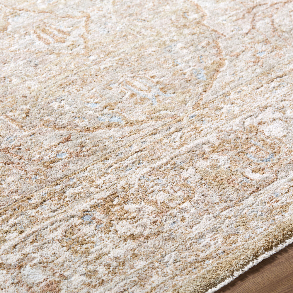 Da Vinci Dusty Sage/Tan Machine Woven Rug DVC-2314 - texture