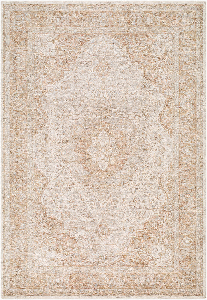 Da Vinci Dusty Sage/Tan Machine Woven Rug DVC-2315 - 2'7" x 10'