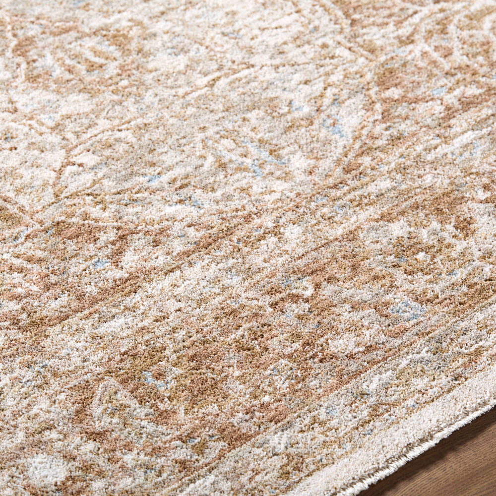 Da Vinci Dusty Sage/Tan Machine Woven Rug DVC-2315 - texture