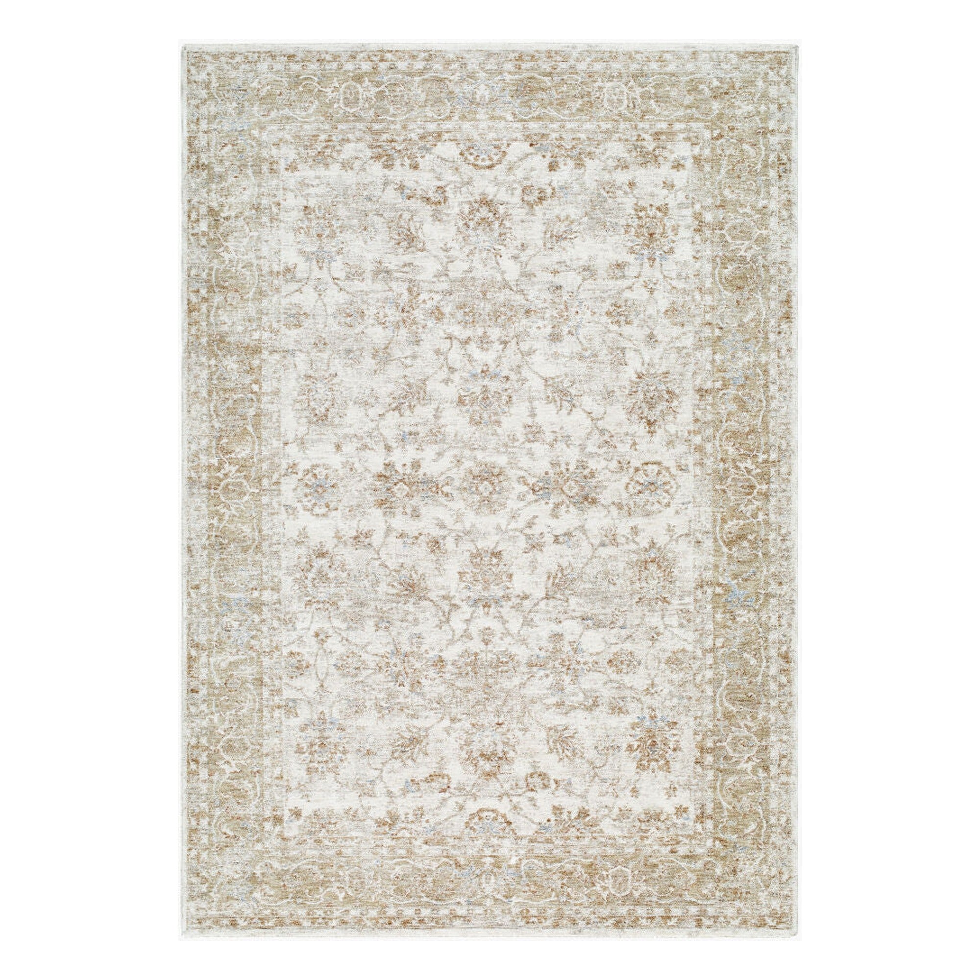 Da Vinci Dusty Sage/Tan Machine Woven Rug DVC-2316 - 2'7" x 10'