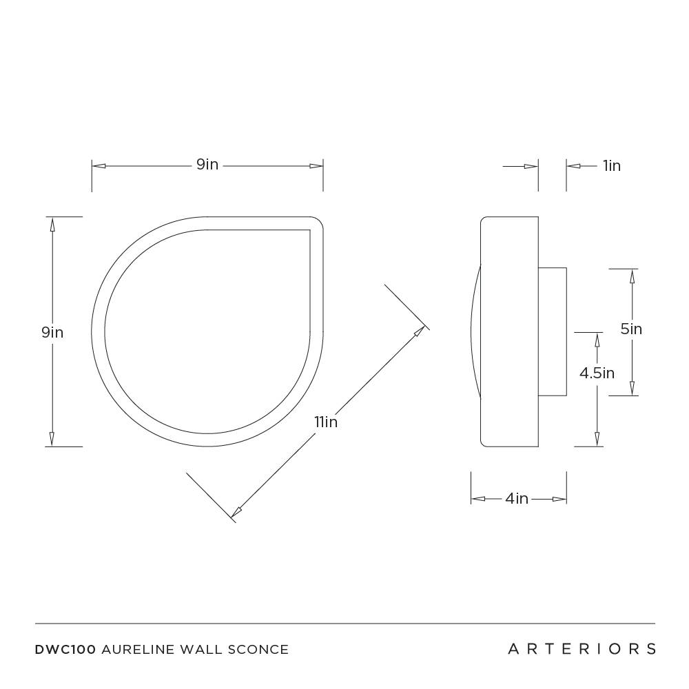 Aureline Wall Sconce by Arteriors - view 9
