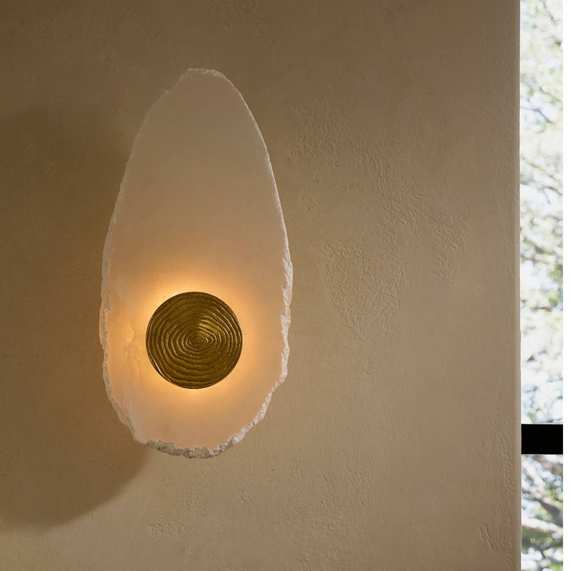 Ravelle Alabaster Wall Sconce