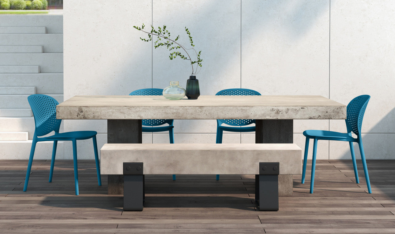 Metro - Bailey Side Chair - Set of 4 - Teal Green