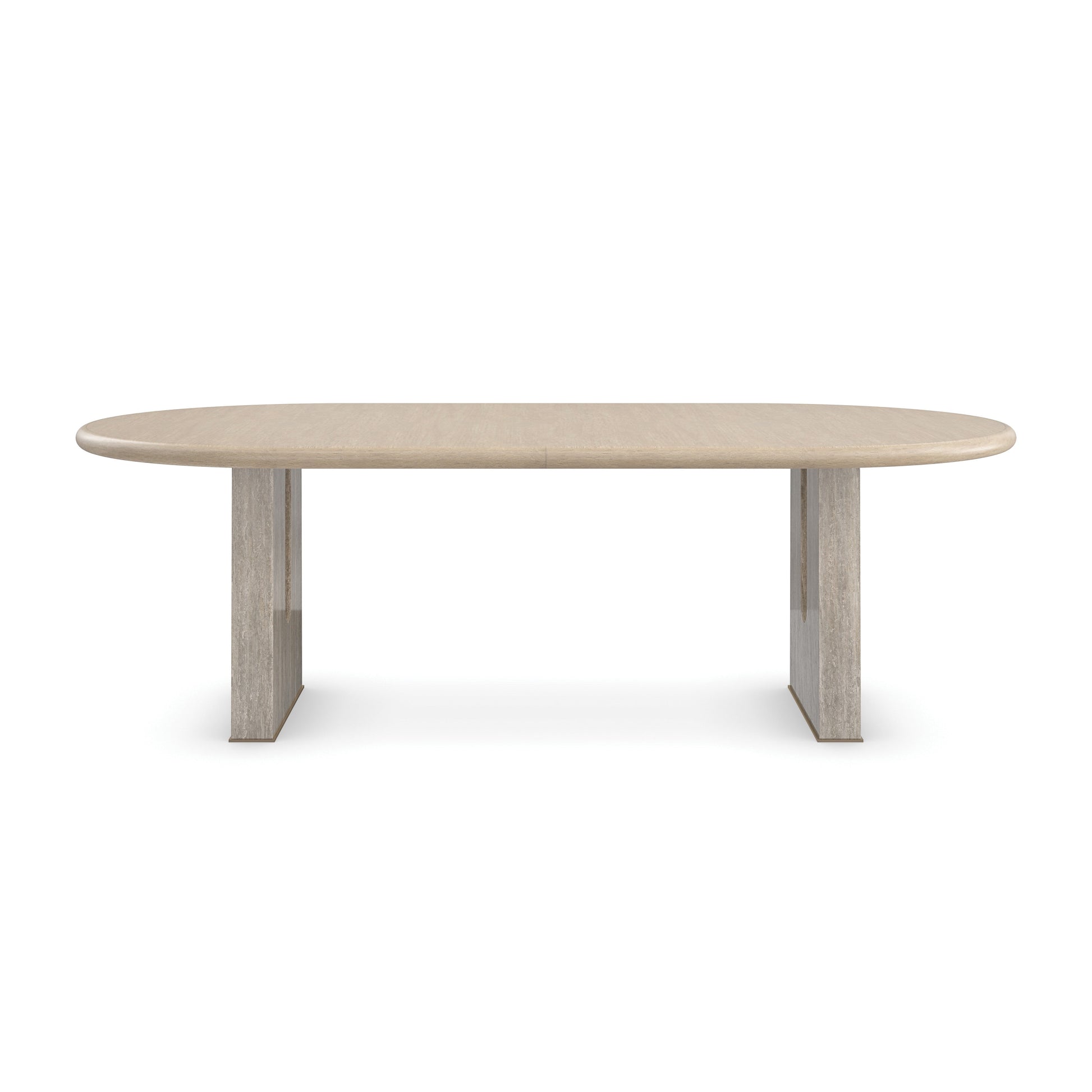 Emphasis Dining Table Arched Sandstone 94" by Caracole