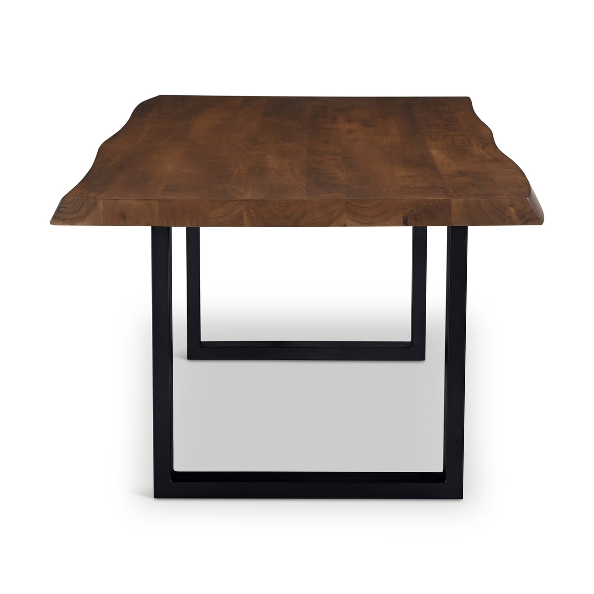 Brooks Dining Table U Base 40" x 79" Americano Top - Black Base by Urbia - detail 3