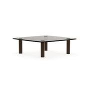 Resurface Bronze Glass Cocktail Table 40" by Caracole