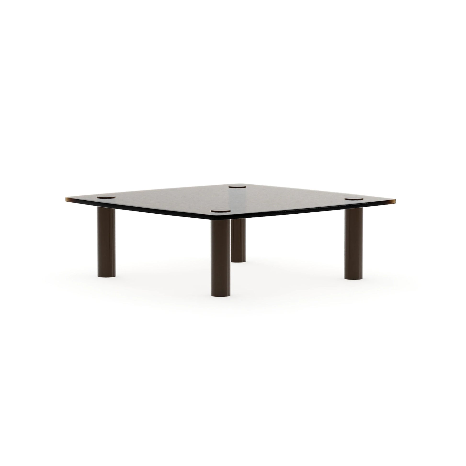 Resurface Bronze Glass Cocktail Table 40" by Caracole
