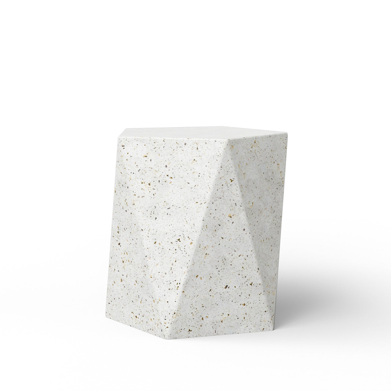 Mixx - Kelson Stool - Ivory Terrazzo