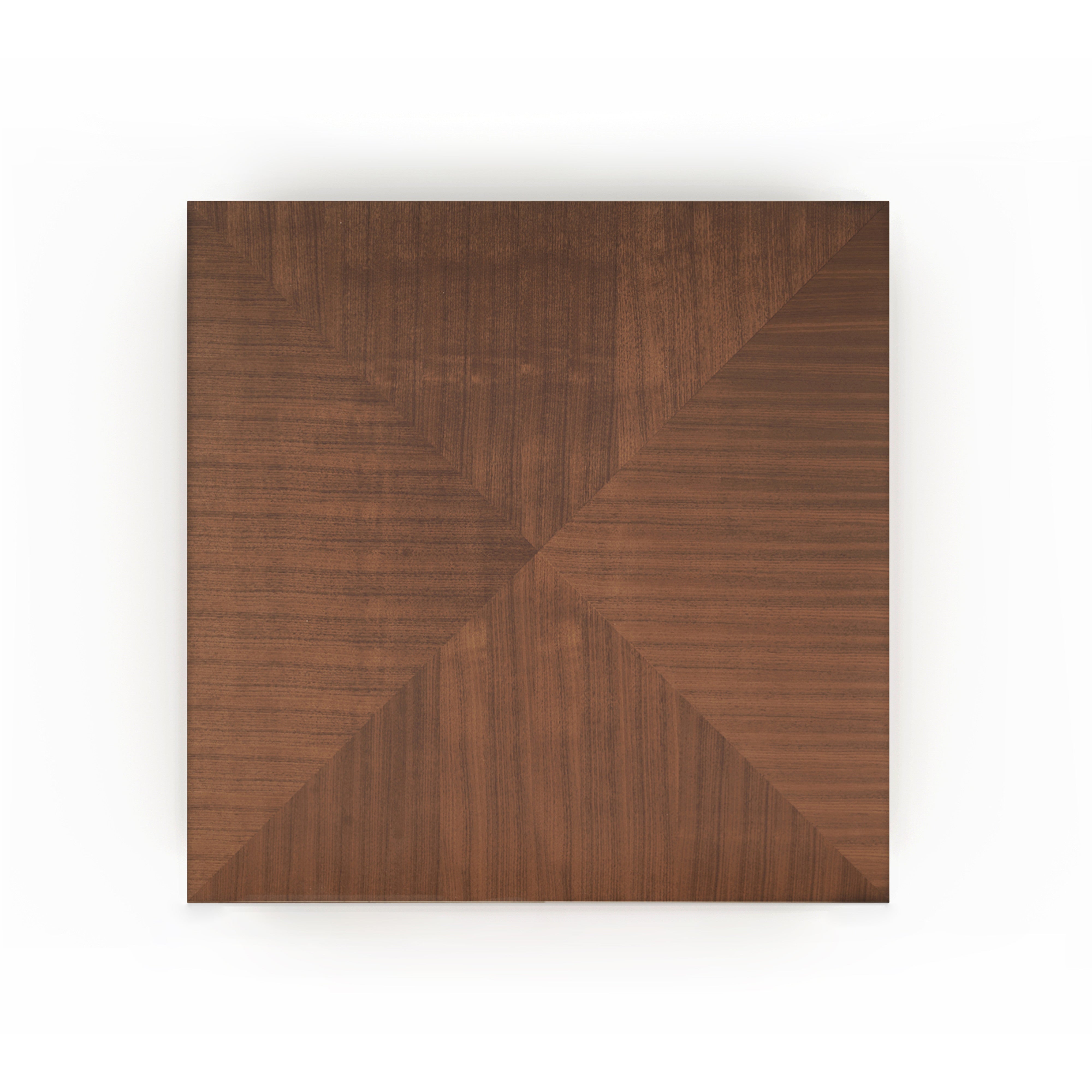 Bello Square Cocktail Table New Natural Walnut 42" by Caracole - view 4