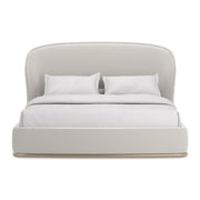 Opal Bed - Kg Soft Silver Paint 89" by Caracole