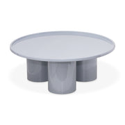 Sofia Enamel Coffee Table Pearl Blue by Urbia - product view