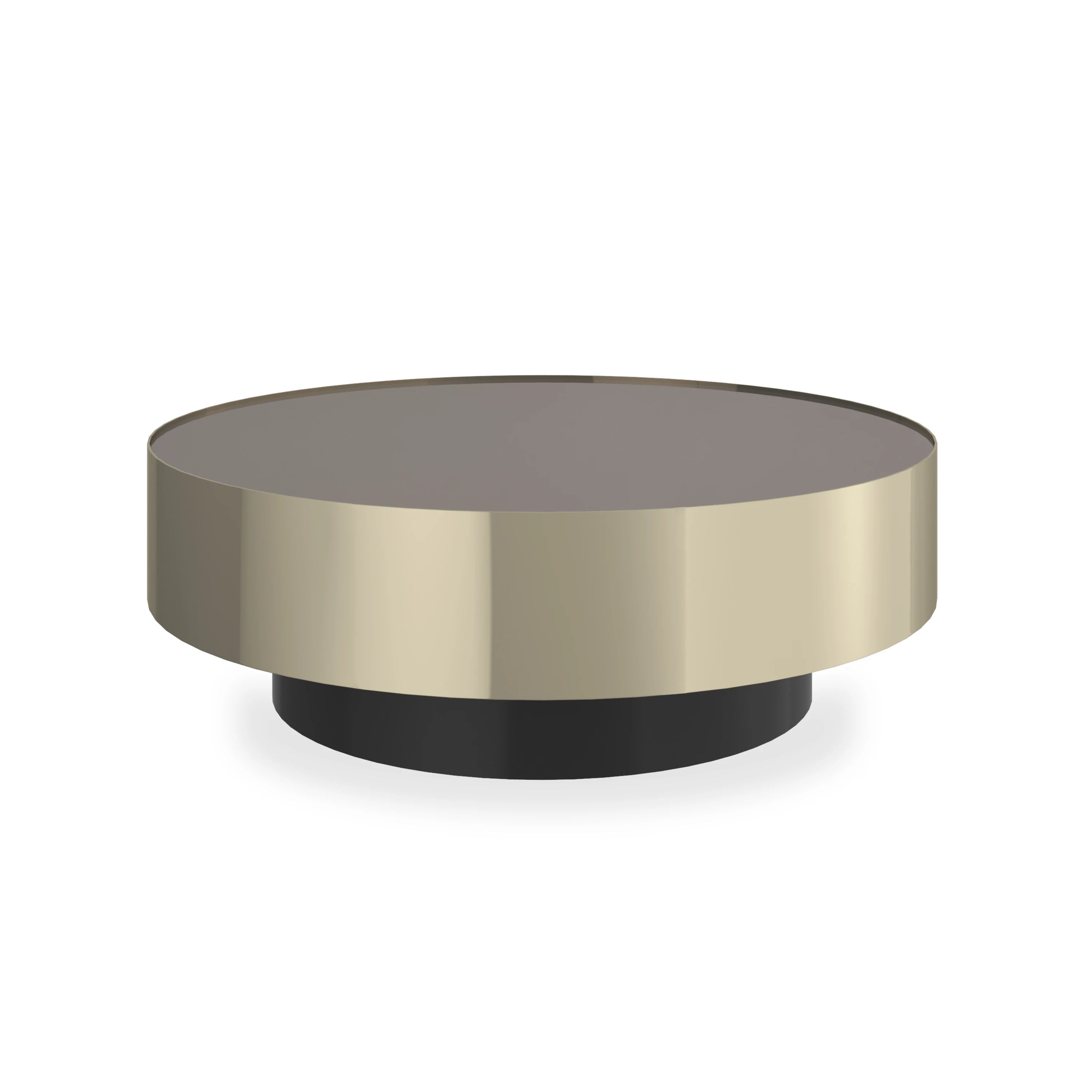 Radius Cocktail Table Whisper of Gold 44" by Caracole - view 4