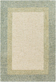 Elena Cream/Light Olive Handmade Rug - 2'6" x 10'