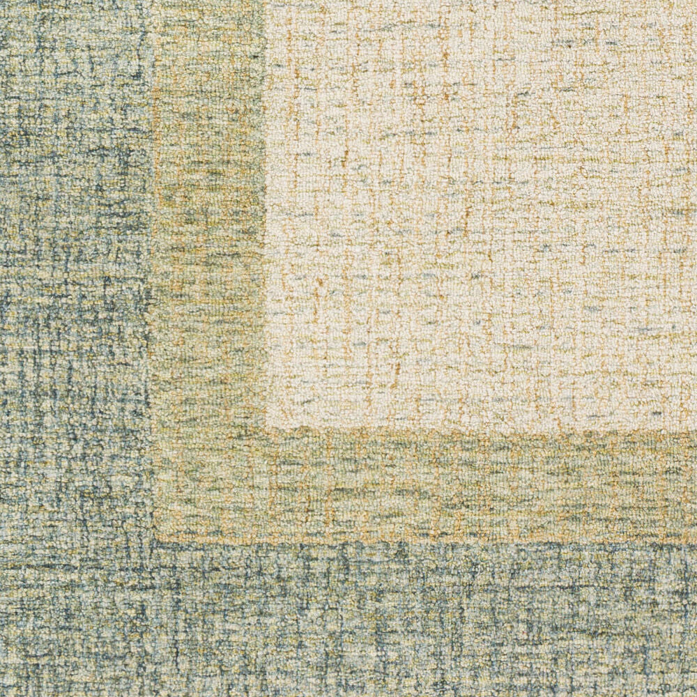 Elena Cream/Light Olive Handmade Rug - swatch
