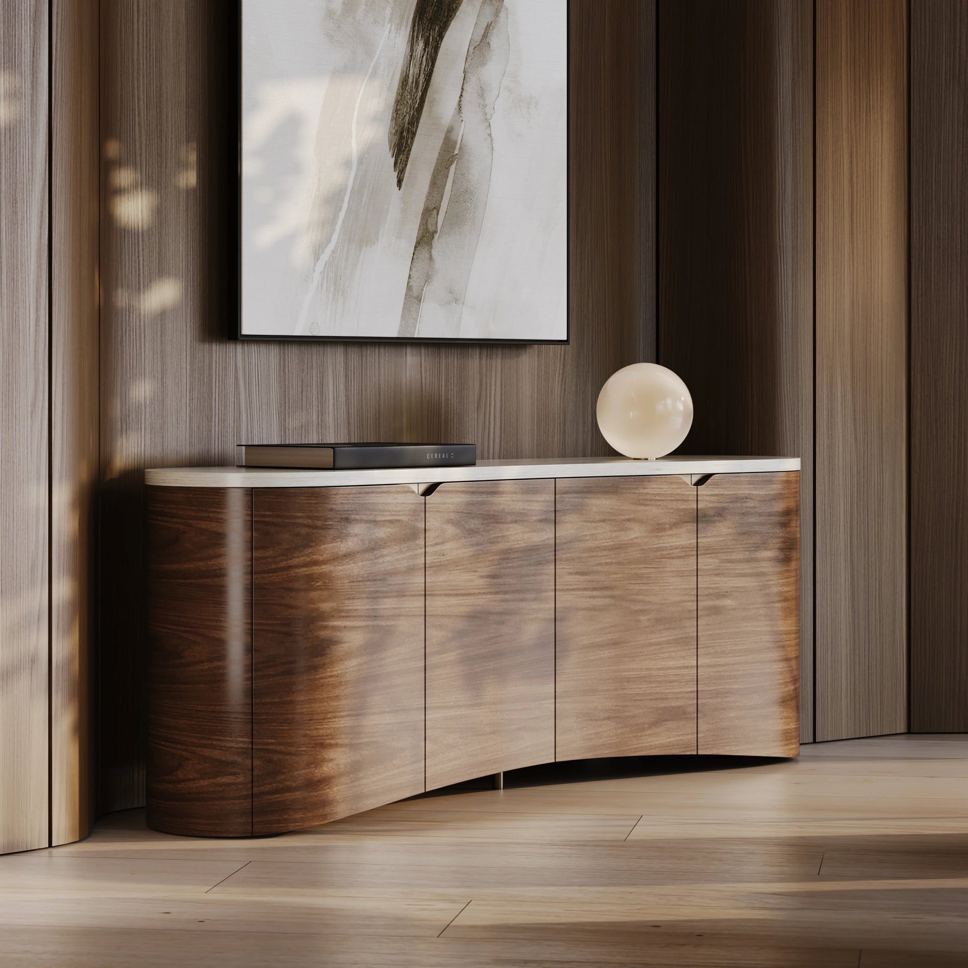 Fleur Sideboard Porcini 84" by Caracole - view 4