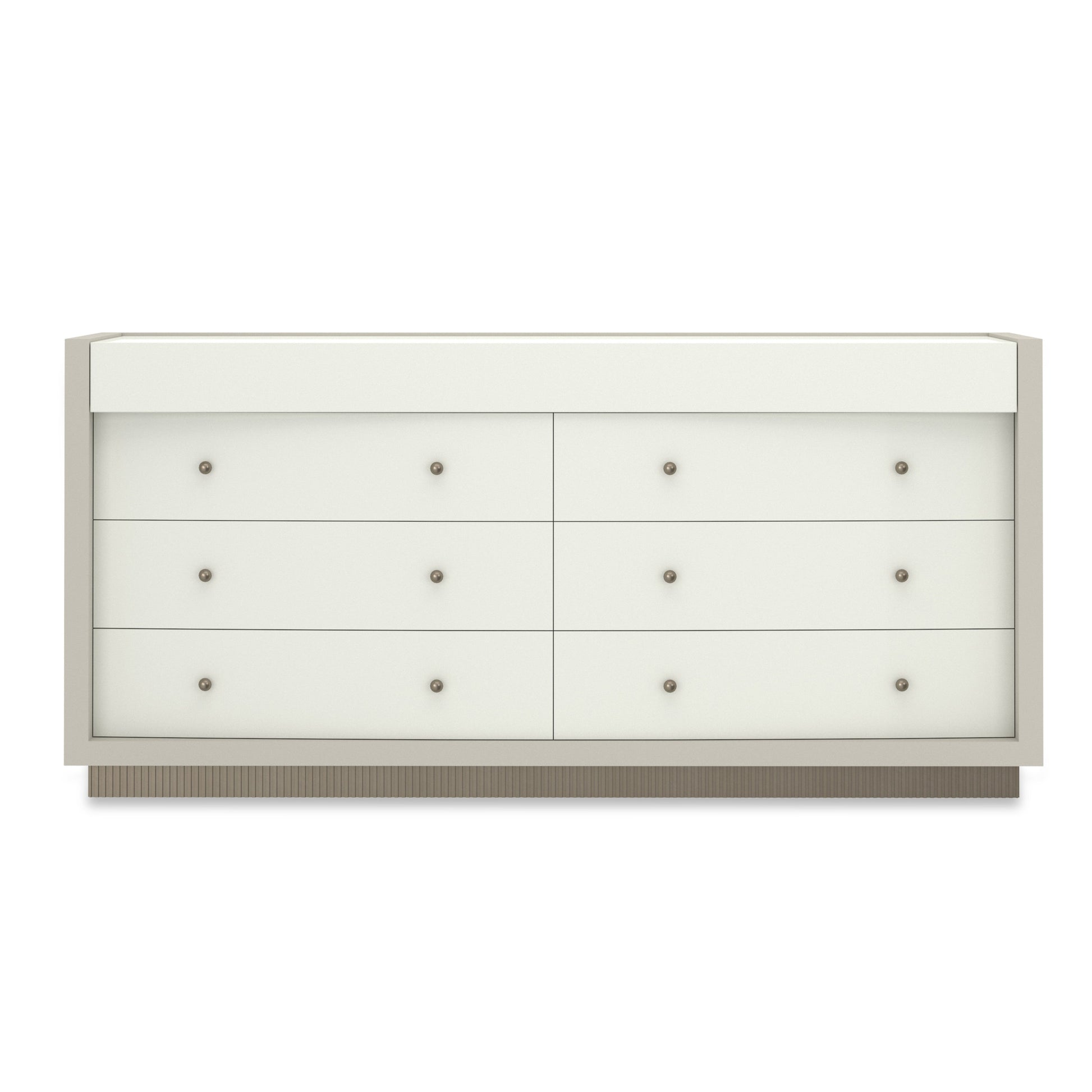 Calais Dresser Almond Milk 70" by Caracole