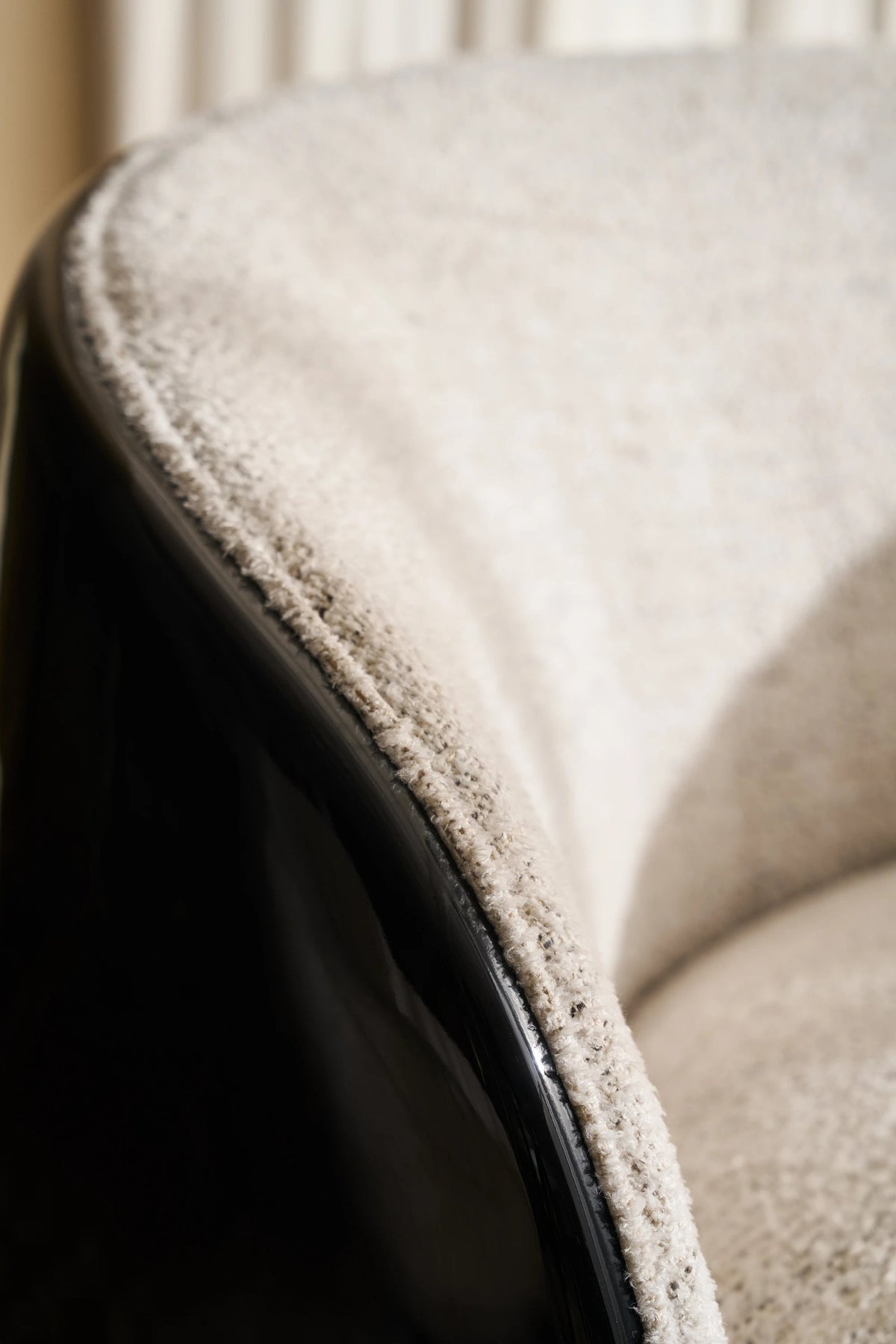 Cuff Swivel Chair Piano Black 33" by Caracole - view 3