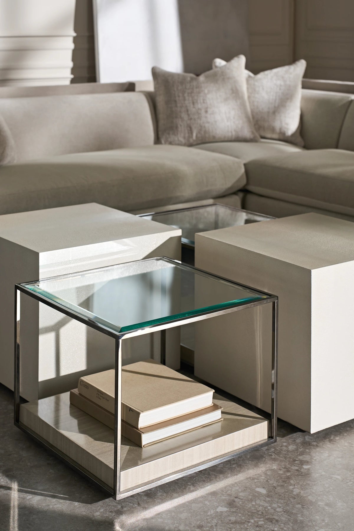 Solid Ground Almost Black Coffee Table 20" by Caracole - view 3