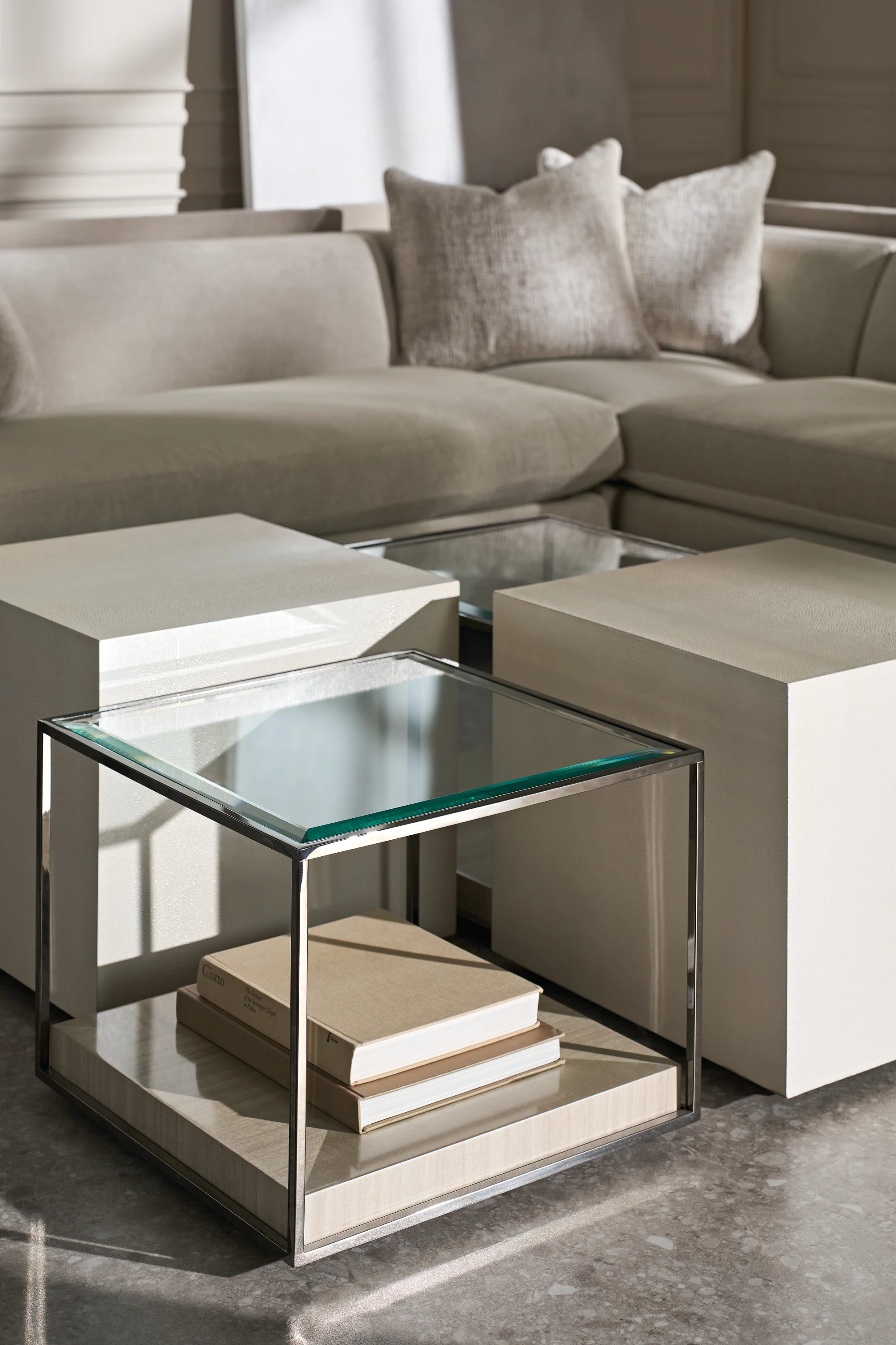 Solid Ground Almost Black Coffee Table 20" by Caracole - view 3
