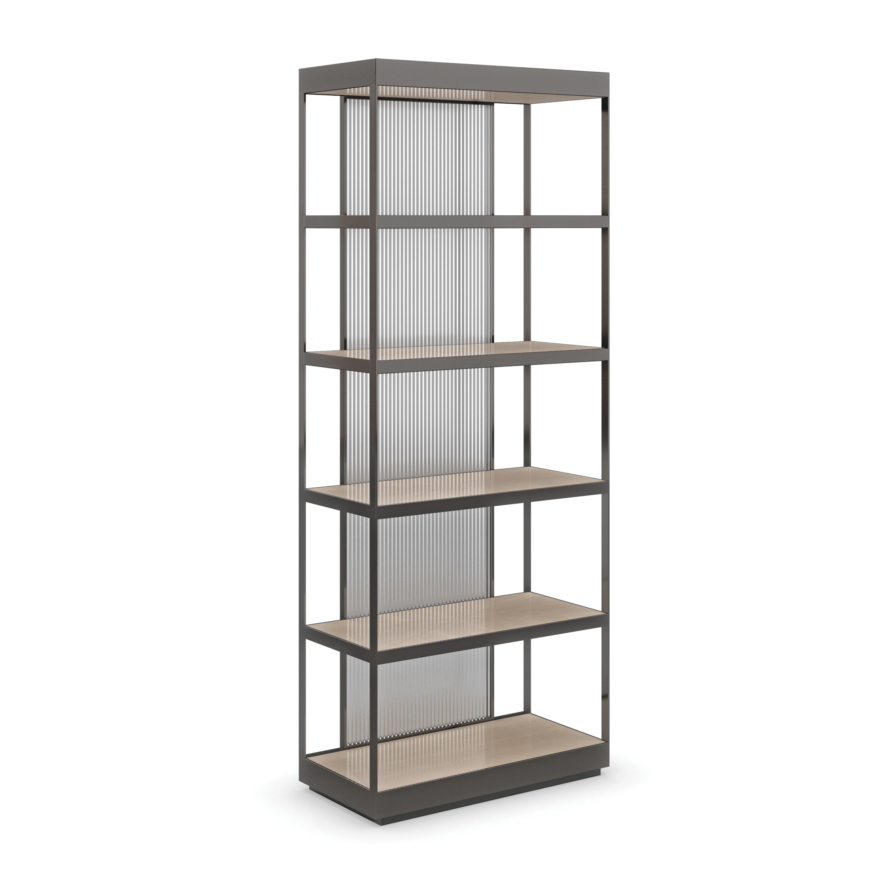 Shelf Life Almost Black Bar Cabinet 34" by Caracole - view 5