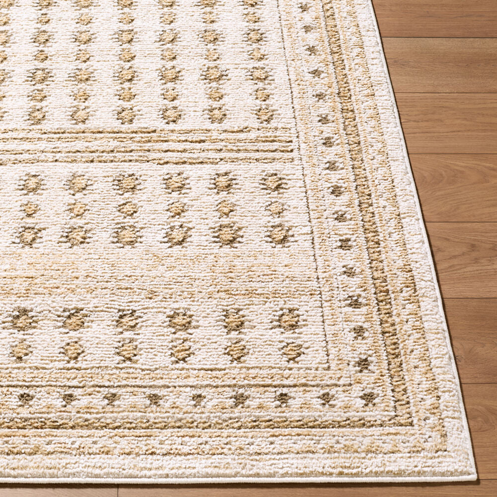 Alma Dark Brown/Taupe Machine Woven Rug EDAL-2305 - front
