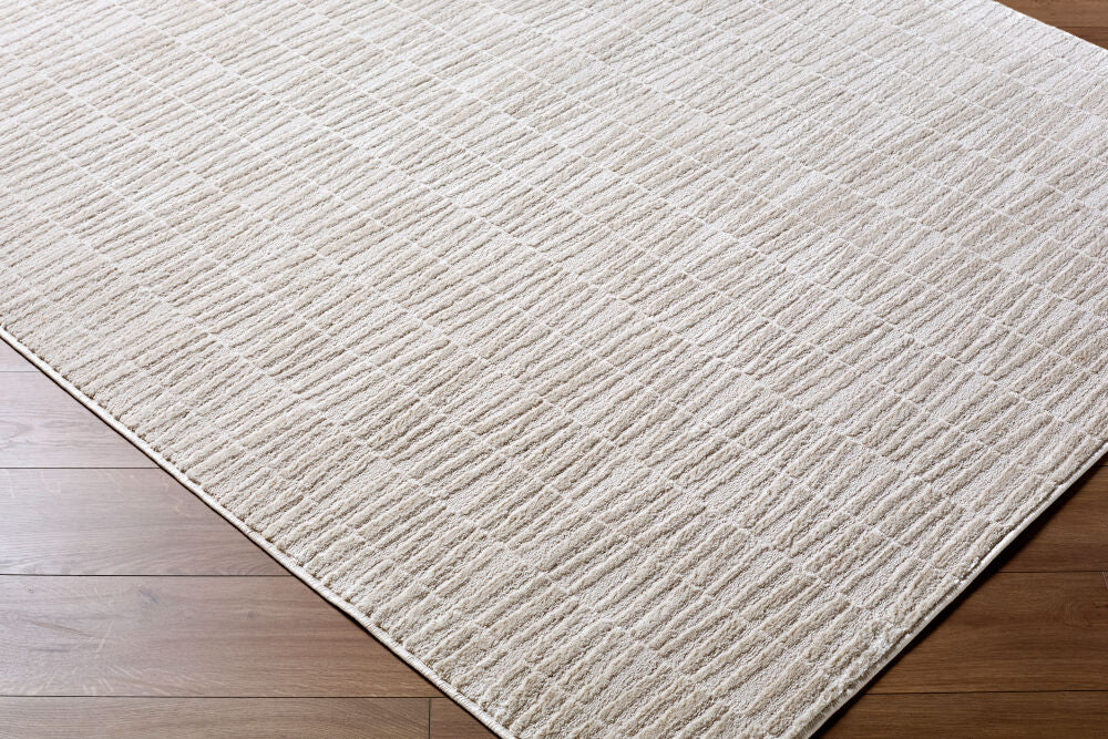 Grenelle Light Brown/Taupe Machine Woven Rug EDGN-2301 - corner