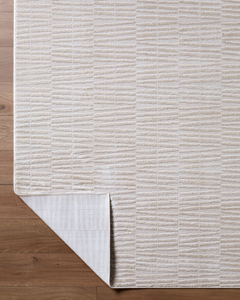 Grenelle Light Brown/Taupe Machine Woven Rug EDGN-2301 - fold