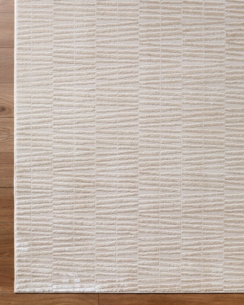 Grenelle Light Brown/Taupe Machine Woven Rug EDGN-2301 - overhead