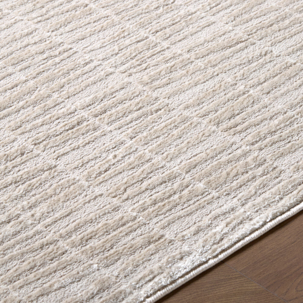 Grenelle Light Brown/Taupe Machine Woven Rug EDGN-2301 - texture