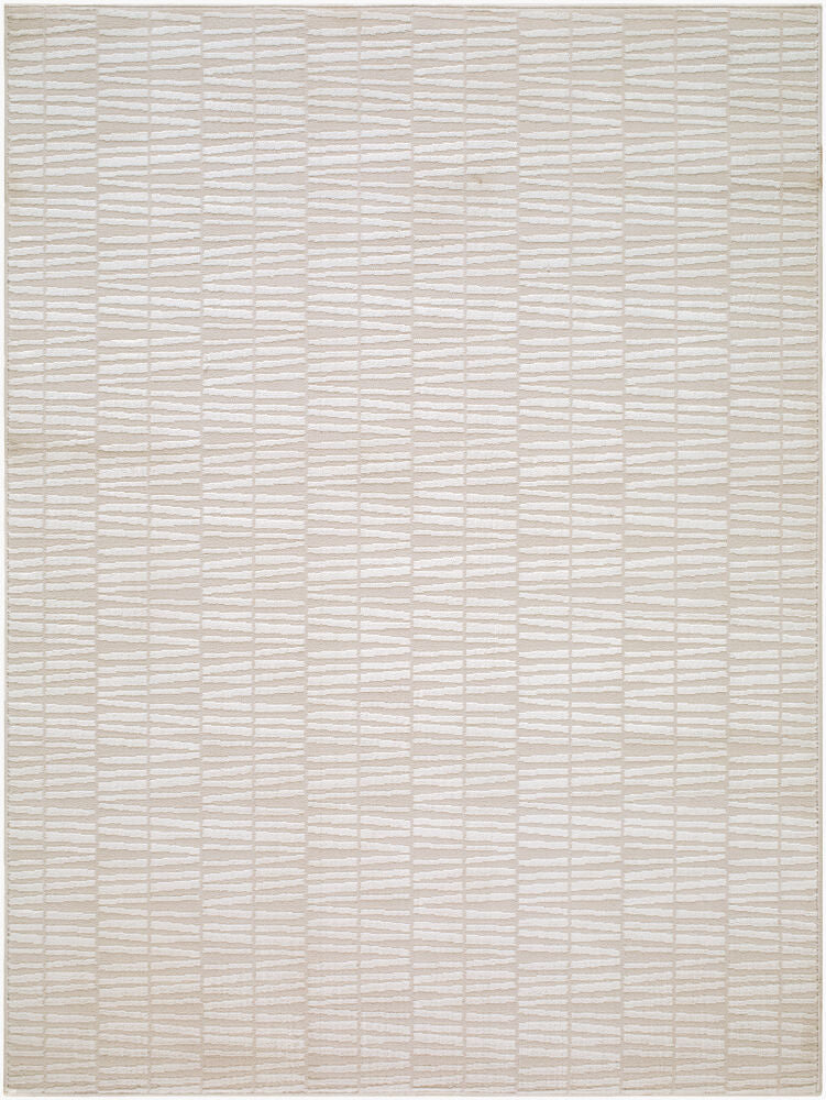 Grenelle Ivory Machine Woven Rug - 5'3" x 7'