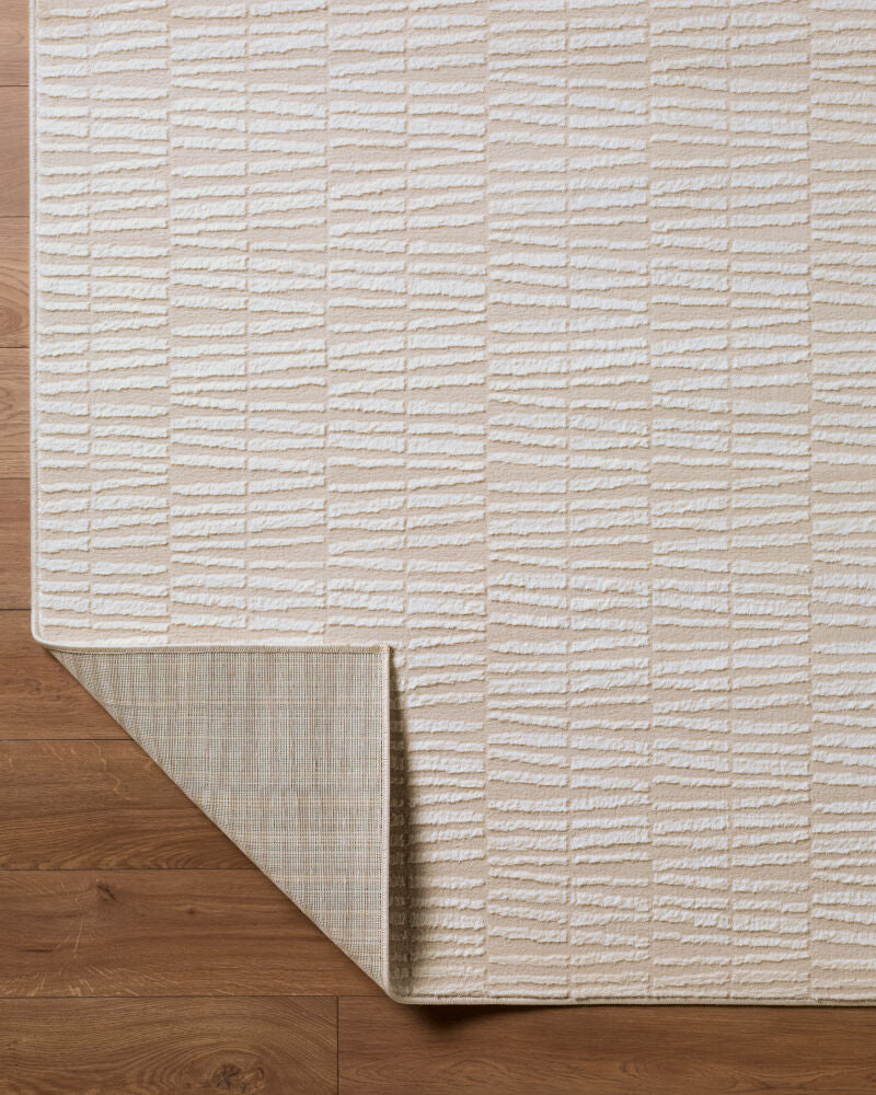 Grenelle Ivory Machine Woven Rug - fold