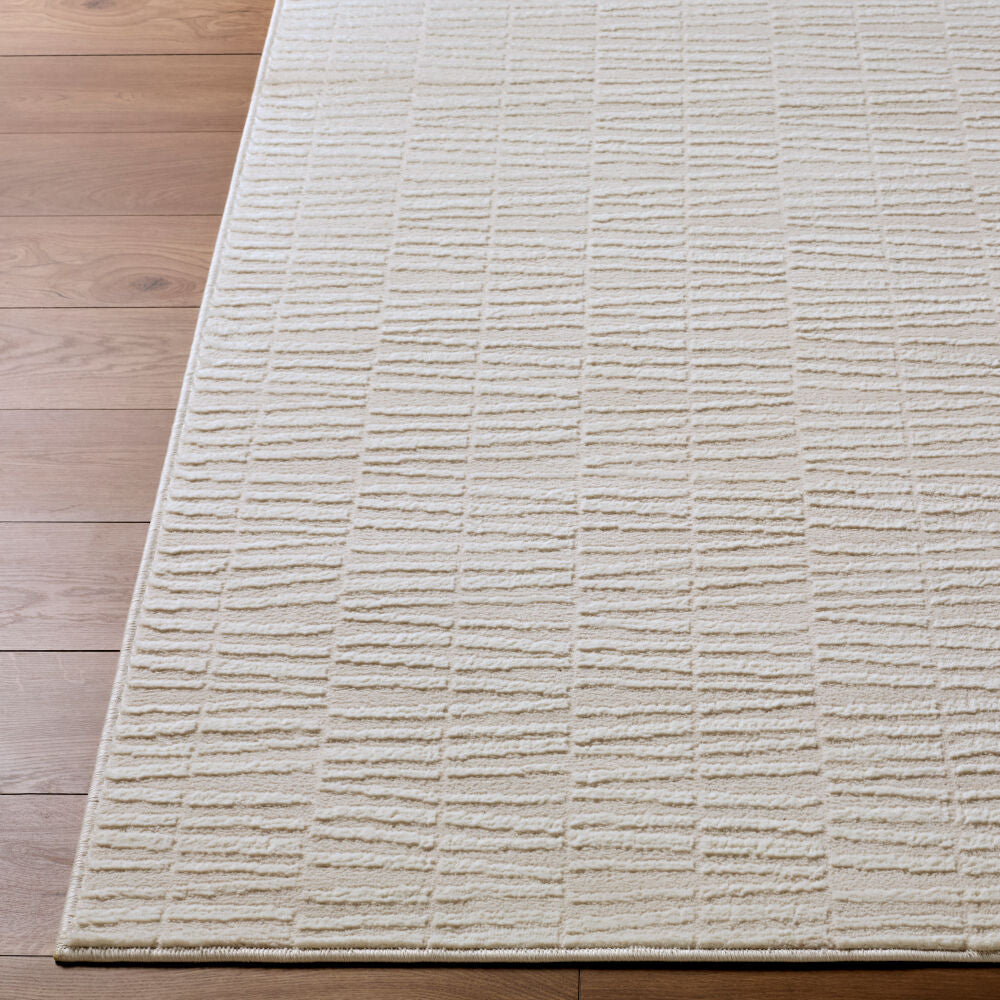 Grenelle Ivory Machine Woven Rug - front