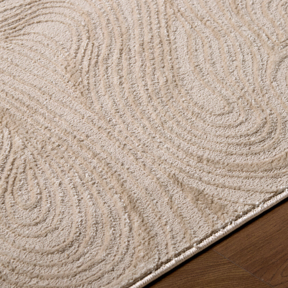 Grenelle Light Brown/Taupe Machine Woven Rug EDGN-2303 - texture