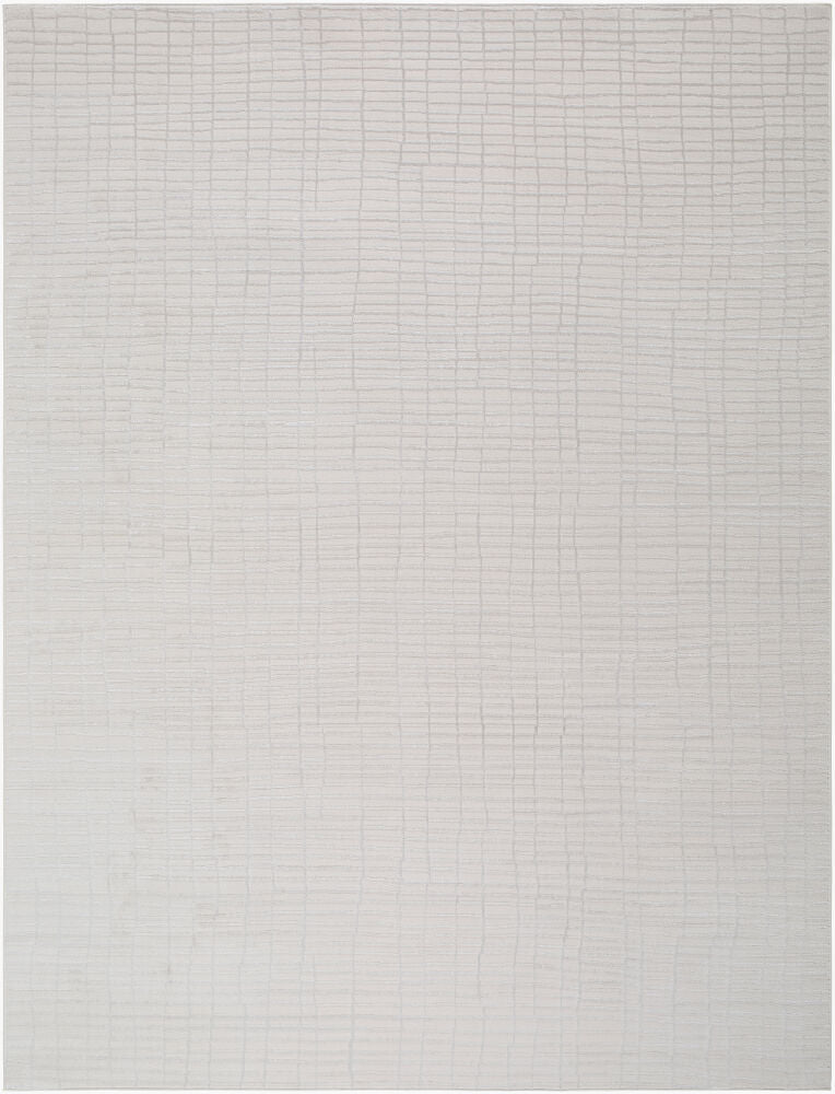Grenelle Ivory/Silver Gray Machine Woven Rug EDGN-2304 - 5'3" x 7'