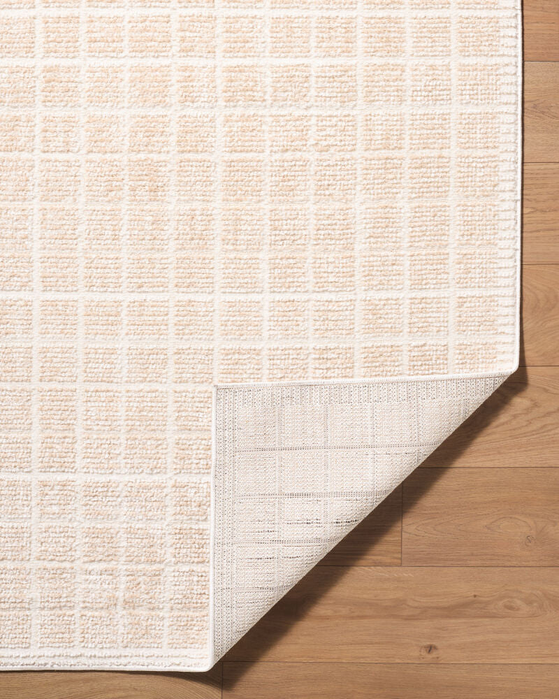 Odeon Cream/Tan Machine Woven Rug EDOD-2300 - fold