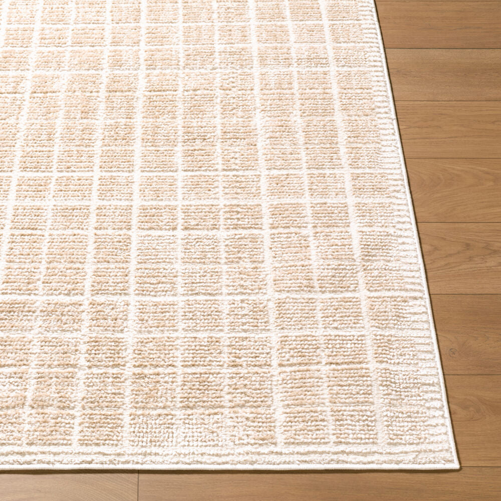 Odeon Cream/Tan Machine Woven Rug EDOD-2300 - front