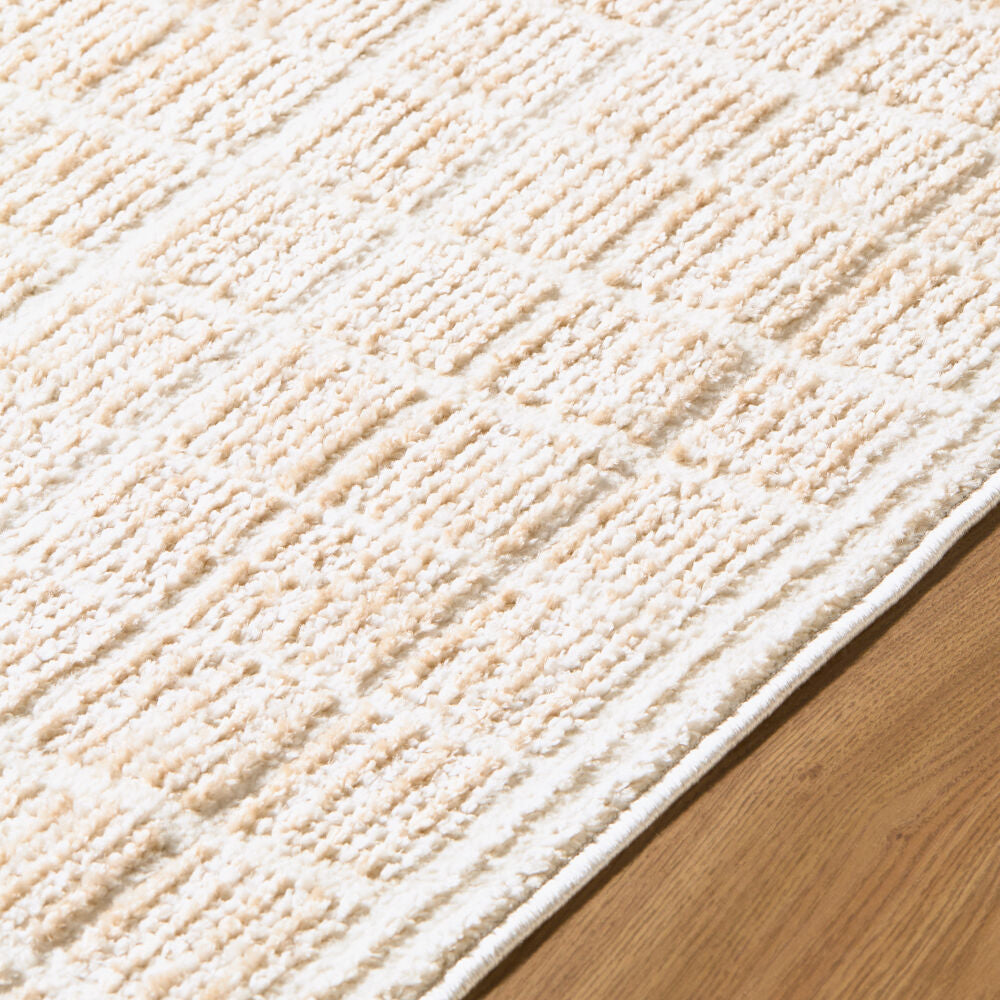 Odeon Cream/Tan Machine Woven Rug EDOD-2300 - texture