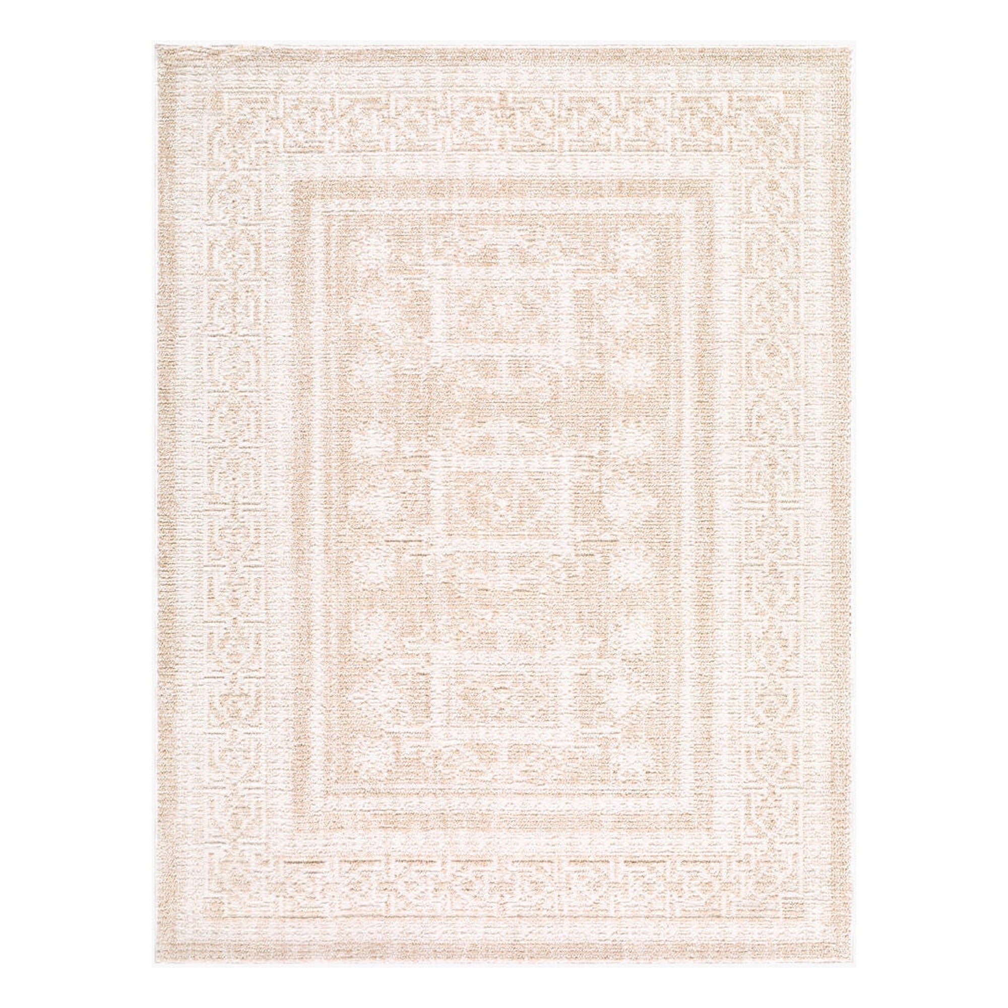 Odeon Cream/Tan Machine Woven Rug EDOD-2303 - 2' x 2'11"
