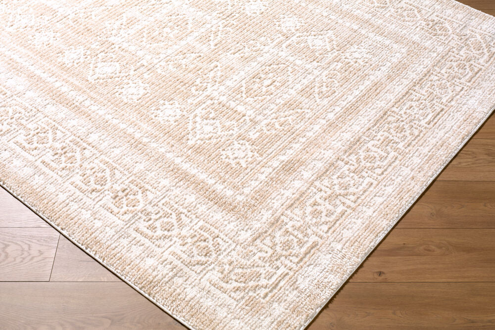 Odeon Cream/Tan Machine Woven Rug EDOD-2303 - corner