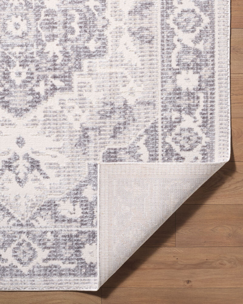 Odeon Charcoal/Medium Gray Machine Woven Rug - fold