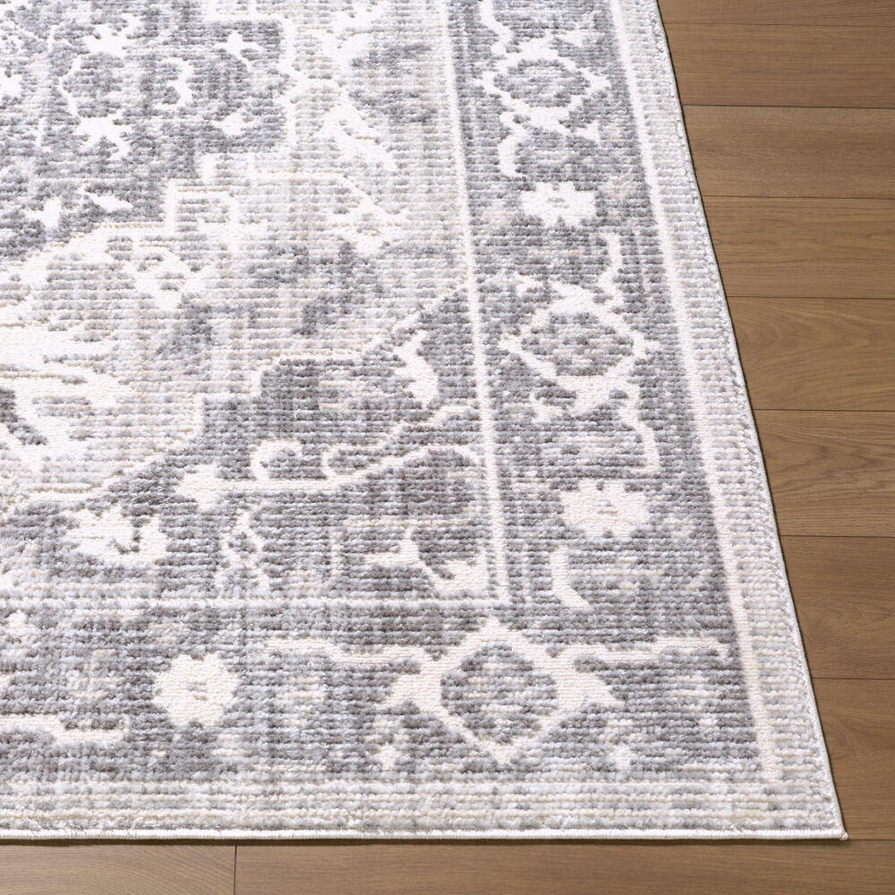 Odeon Charcoal/Medium Gray Machine Woven Rug - front