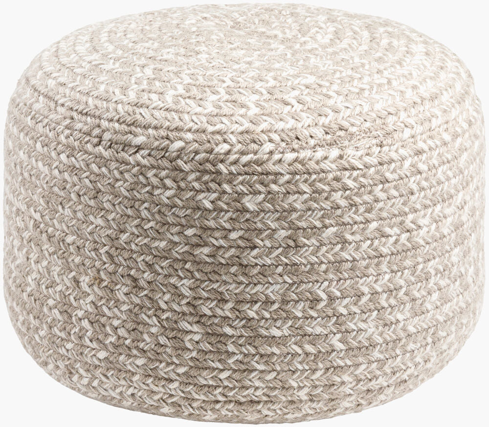 Entwined Pouf EDPF-003 - 12"H x 18"W x 18"D