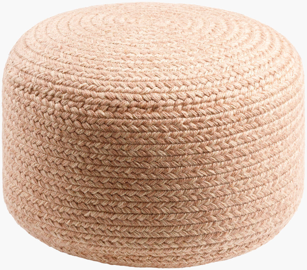 Entwined Pouf EDPF-004 - 12"H x 18"W x 18"D