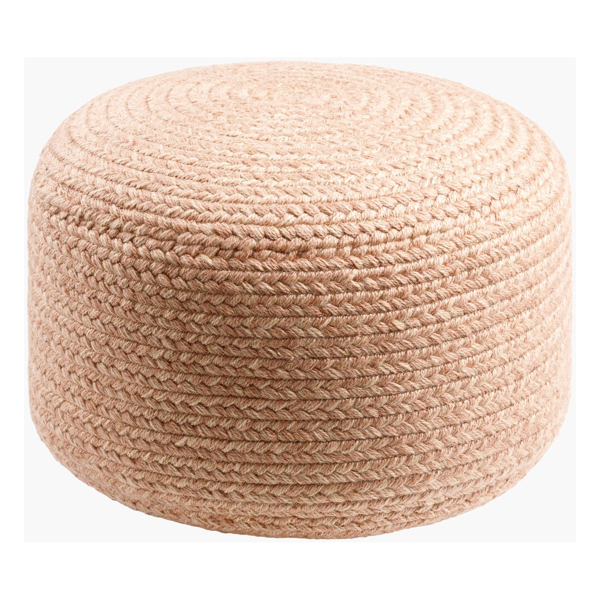 Entwined Pouf EDPF-004 - 12"H x 18"W x 18"D