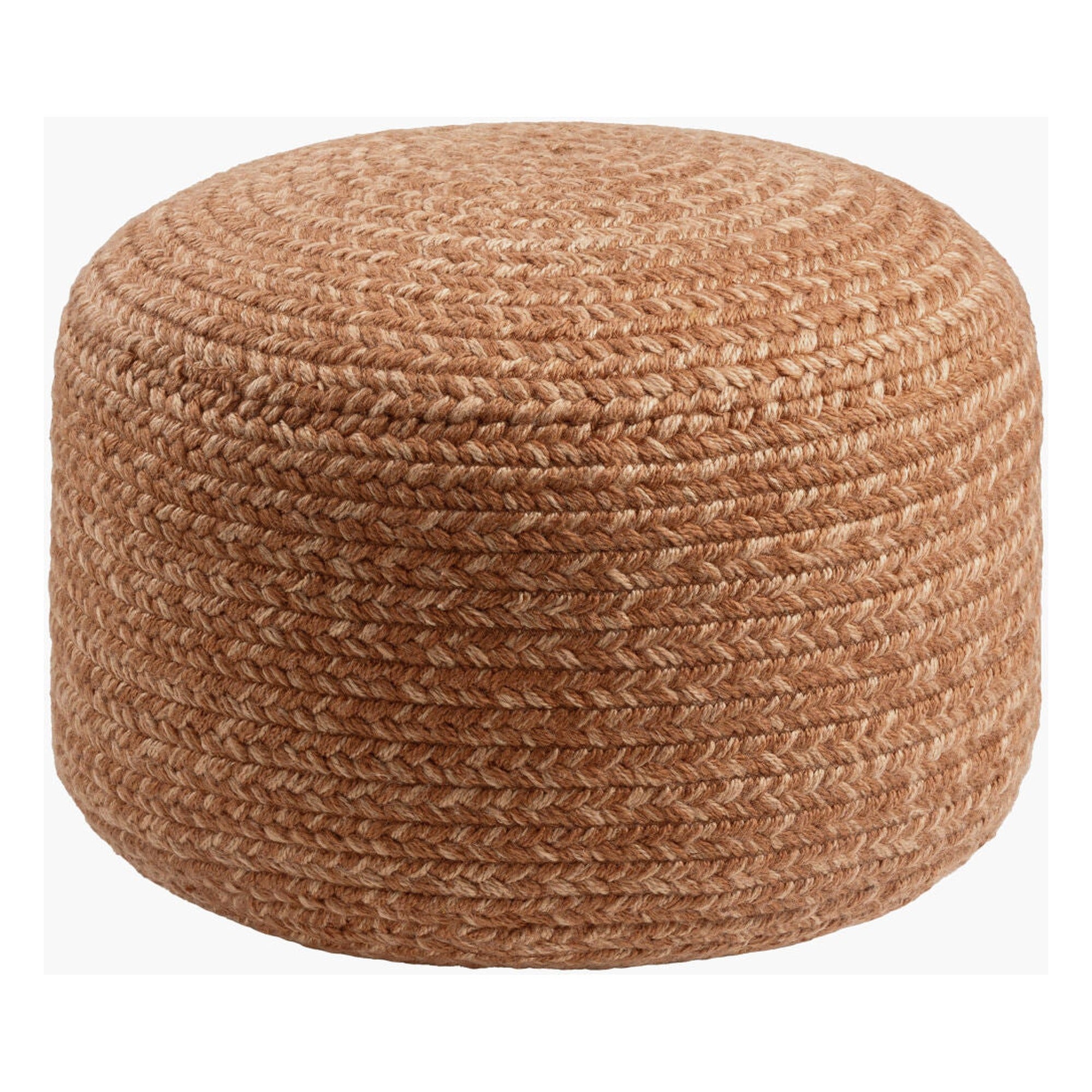 Entwined Pouf EDPF-006 - 12"H x 18"W x 18"D