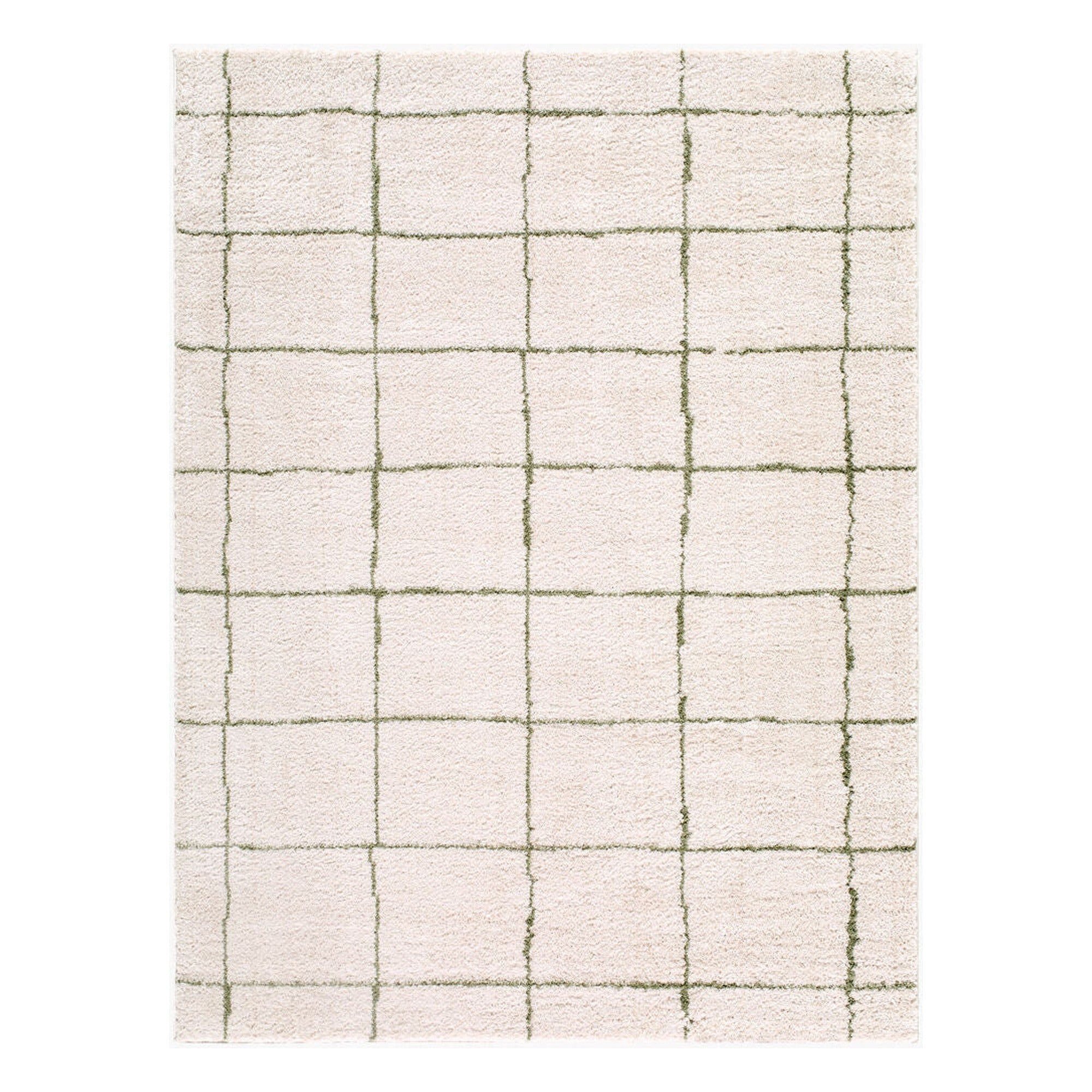 Rivoli Cream/Olive Machine Woven Rug EDRV-2301 - 2' x 2'11"