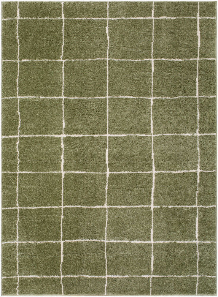 Rivoli Cream/Olive Machine Woven Rug EDRV-2302 - 2' x 2'11"