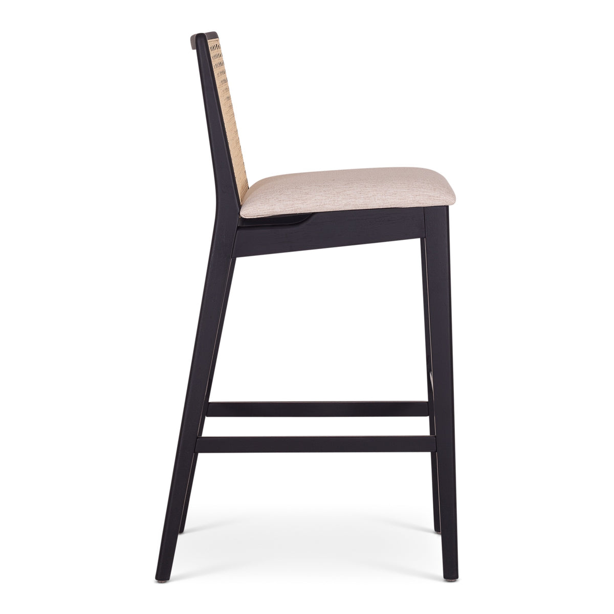 Nardia Barstool Ebano, Medley Ivory, Bar Height by Urbia - detail 5