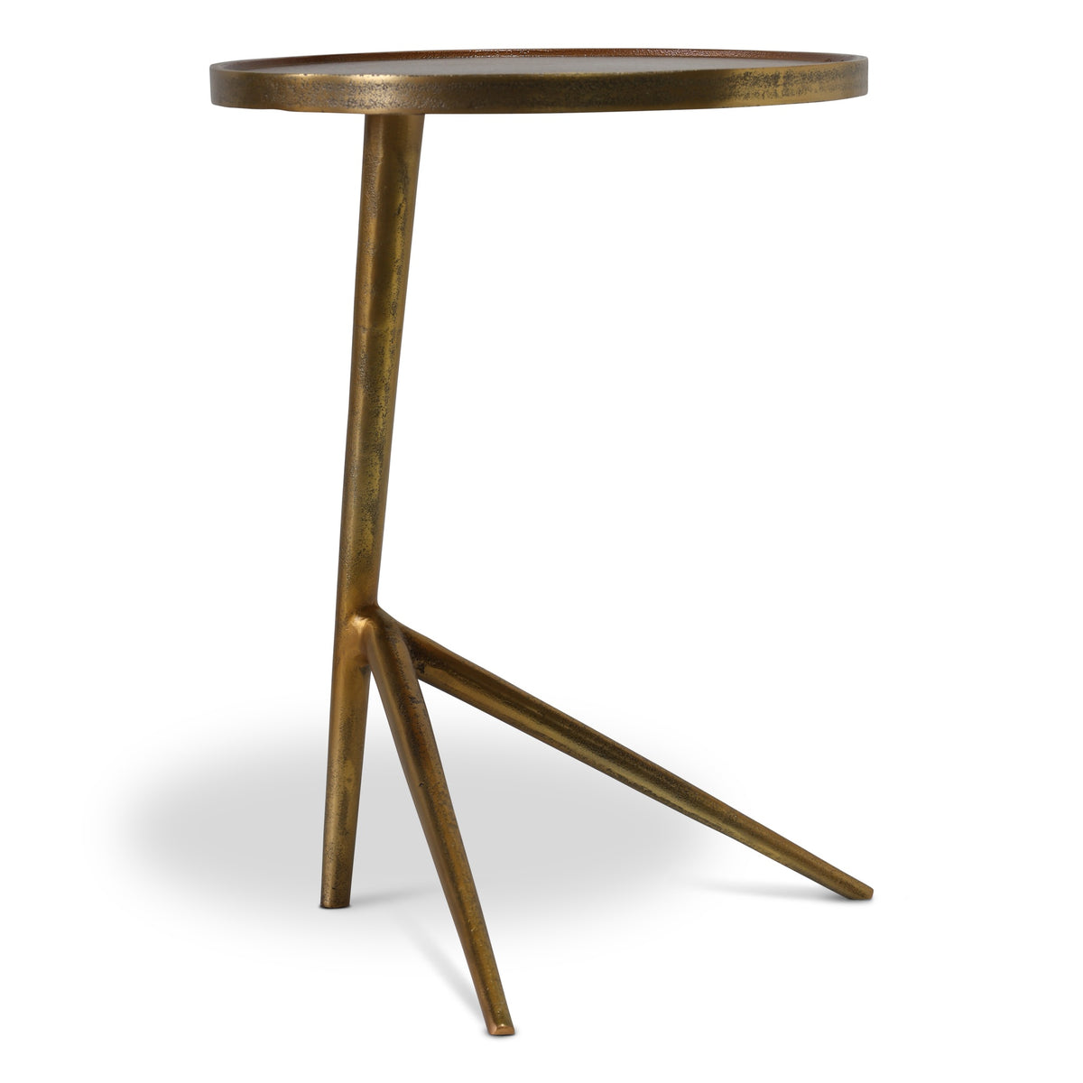Leo End Table Antique Brass, 22.5" by Urbia - detail 2